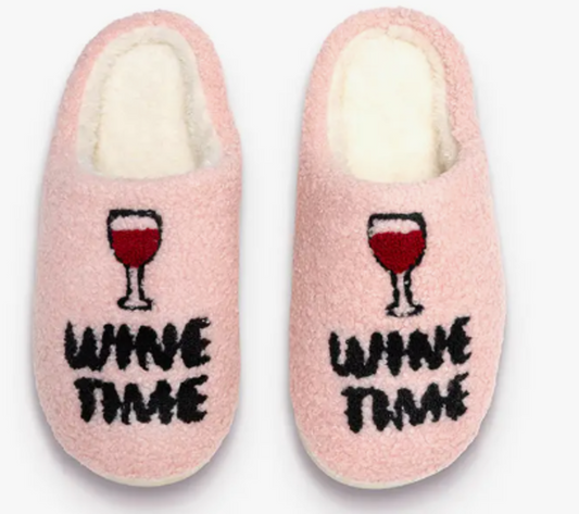 WIne Time Slippers S/M
